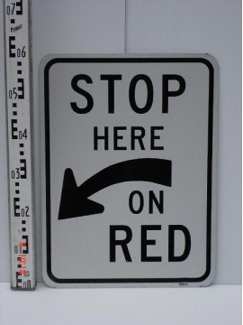 Stop Here On Red