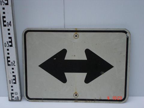 Arrows Road Sign