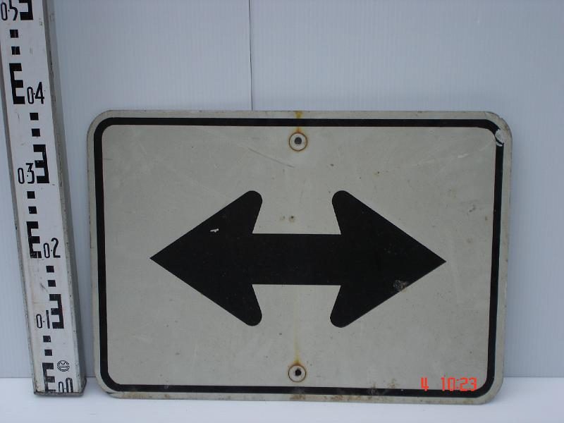 Arrows Road Sign