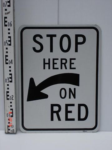 Stop Here On Red