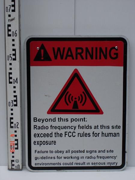 Warning Radio Frequency